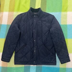 J.Crew Navy Sussex Quilted Jacket PrimaLoft